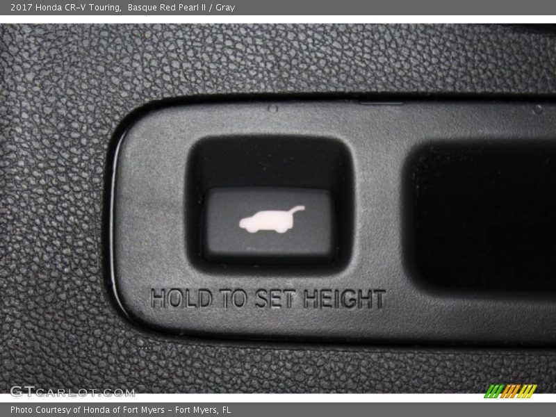 Basque Red Pearl II / Gray 2017 Honda CR-V Touring