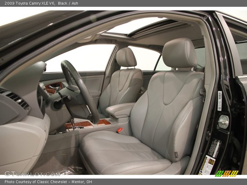 Front Seat of 2009 Camry XLE V6