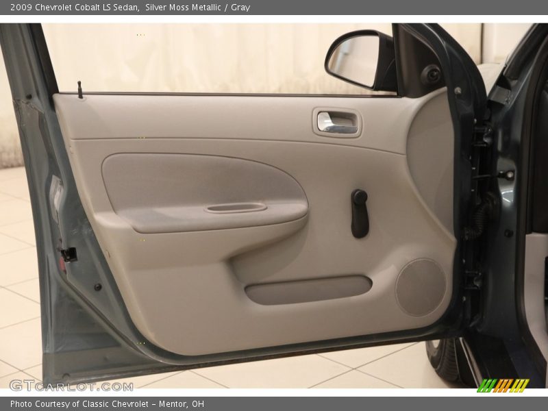 Silver Moss Metallic / Gray 2009 Chevrolet Cobalt LS Sedan