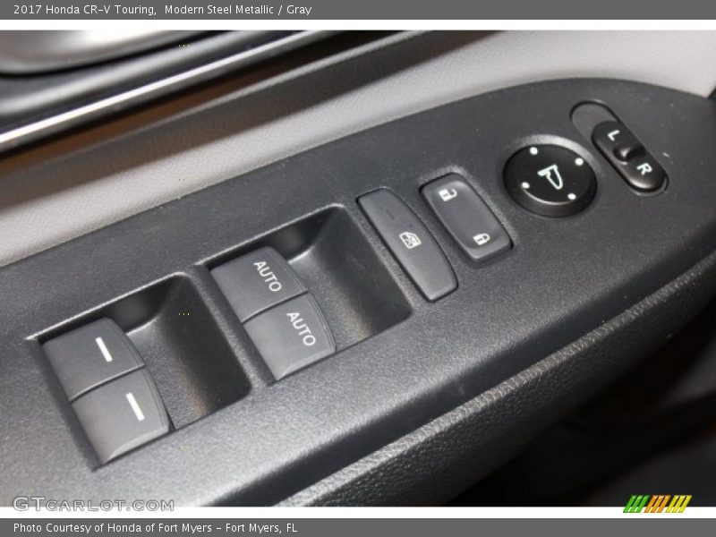 Modern Steel Metallic / Gray 2017 Honda CR-V Touring