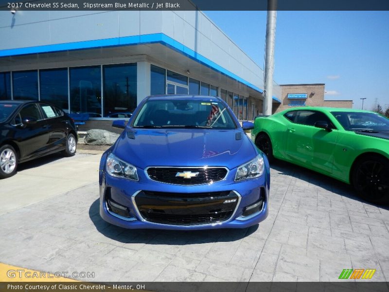 Slipstream Blue Metallic / Jet Black 2017 Chevrolet SS Sedan