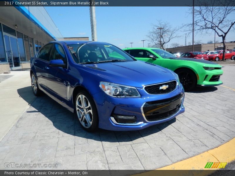 Slipstream Blue Metallic / Jet Black 2017 Chevrolet SS Sedan