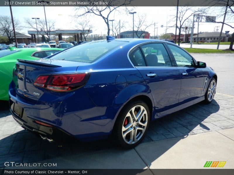 Slipstream Blue Metallic / Jet Black 2017 Chevrolet SS Sedan