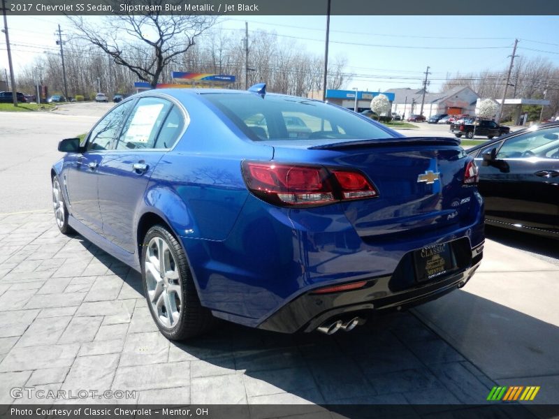 Slipstream Blue Metallic / Jet Black 2017 Chevrolet SS Sedan
