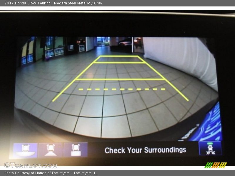 Modern Steel Metallic / Gray 2017 Honda CR-V Touring