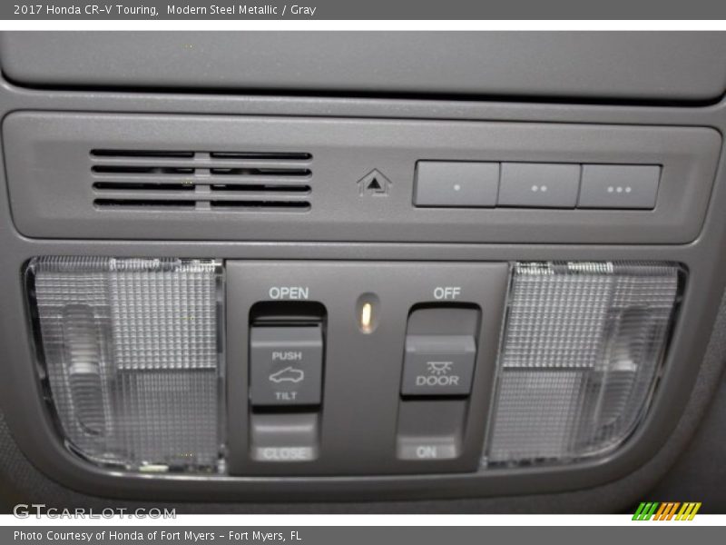 Modern Steel Metallic / Gray 2017 Honda CR-V Touring