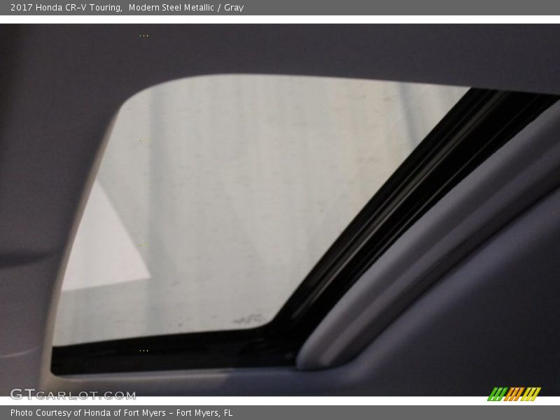 Modern Steel Metallic / Gray 2017 Honda CR-V Touring