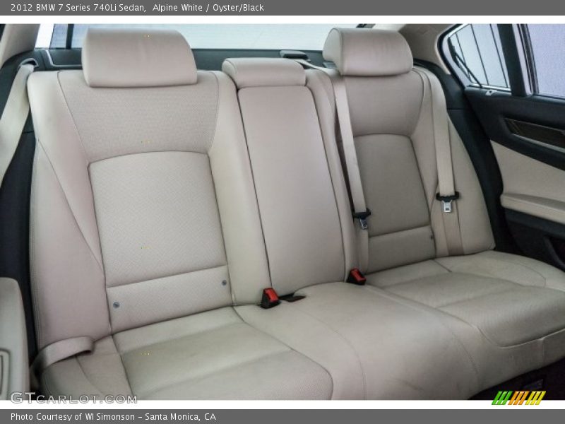 Alpine White / Oyster/Black 2012 BMW 7 Series 740Li Sedan