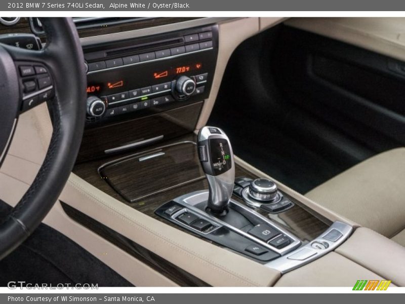 Alpine White / Oyster/Black 2012 BMW 7 Series 740Li Sedan