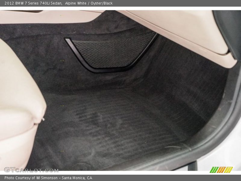 Alpine White / Oyster/Black 2012 BMW 7 Series 740Li Sedan