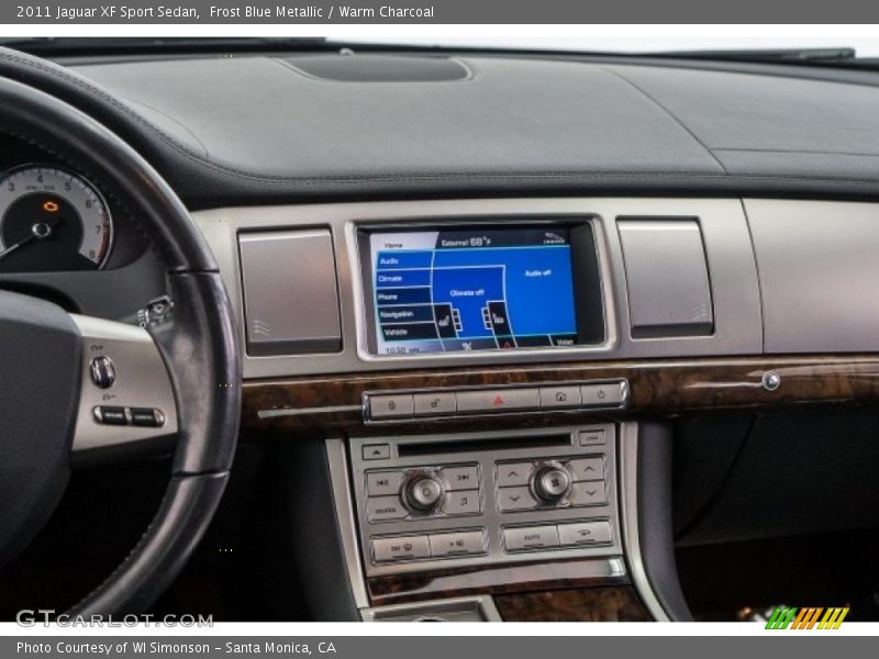 Frost Blue Metallic / Warm Charcoal 2011 Jaguar XF Sport Sedan