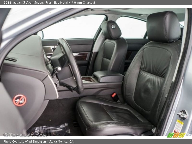 Frost Blue Metallic / Warm Charcoal 2011 Jaguar XF Sport Sedan
