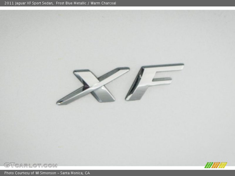 Frost Blue Metallic / Warm Charcoal 2011 Jaguar XF Sport Sedan