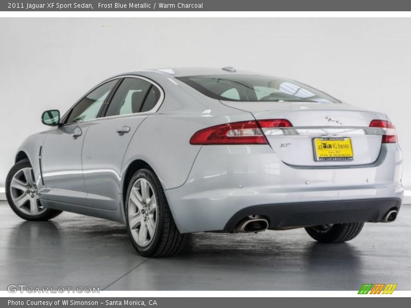 Frost Blue Metallic / Warm Charcoal 2011 Jaguar XF Sport Sedan