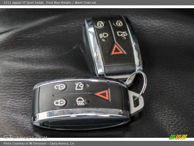 Frost Blue Metallic / Warm Charcoal 2011 Jaguar XF Sport Sedan