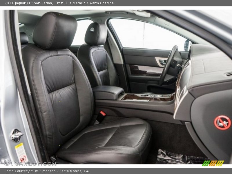 Frost Blue Metallic / Warm Charcoal 2011 Jaguar XF Sport Sedan