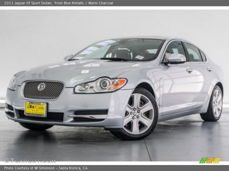 Frost Blue Metallic / Warm Charcoal 2011 Jaguar XF Sport Sedan