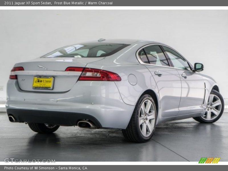 Frost Blue Metallic / Warm Charcoal 2011 Jaguar XF Sport Sedan