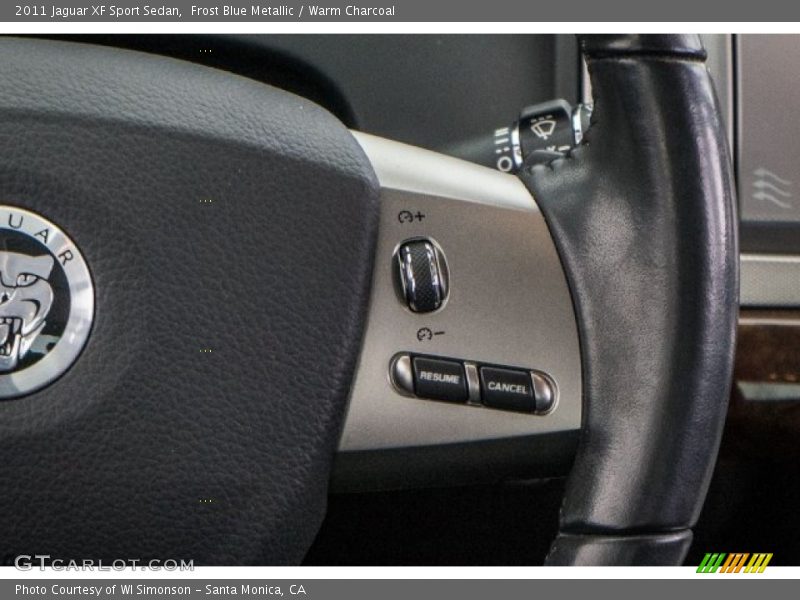 Frost Blue Metallic / Warm Charcoal 2011 Jaguar XF Sport Sedan