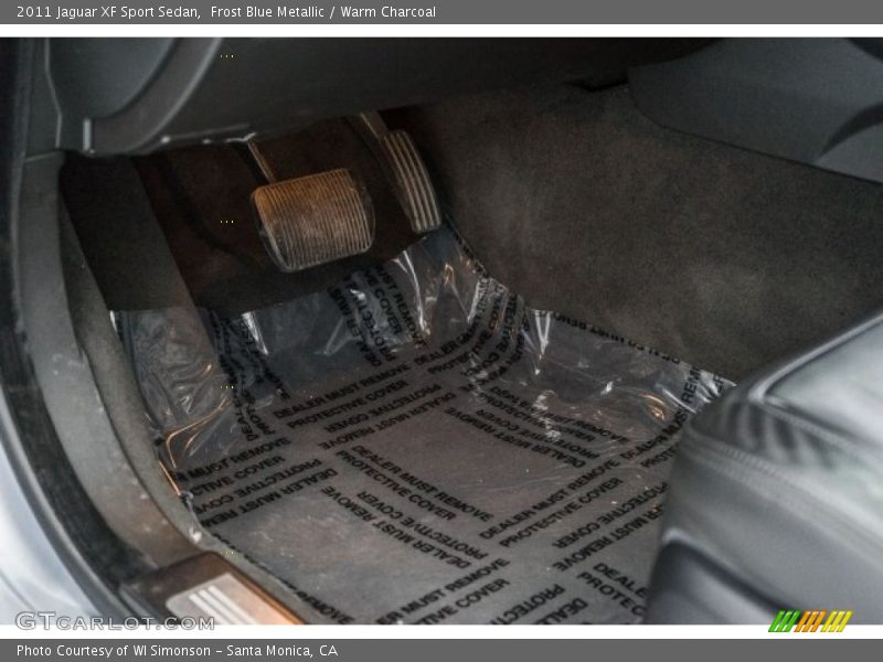 Frost Blue Metallic / Warm Charcoal 2011 Jaguar XF Sport Sedan