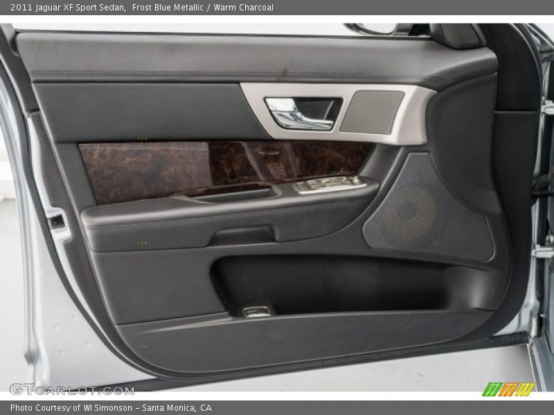 Frost Blue Metallic / Warm Charcoal 2011 Jaguar XF Sport Sedan