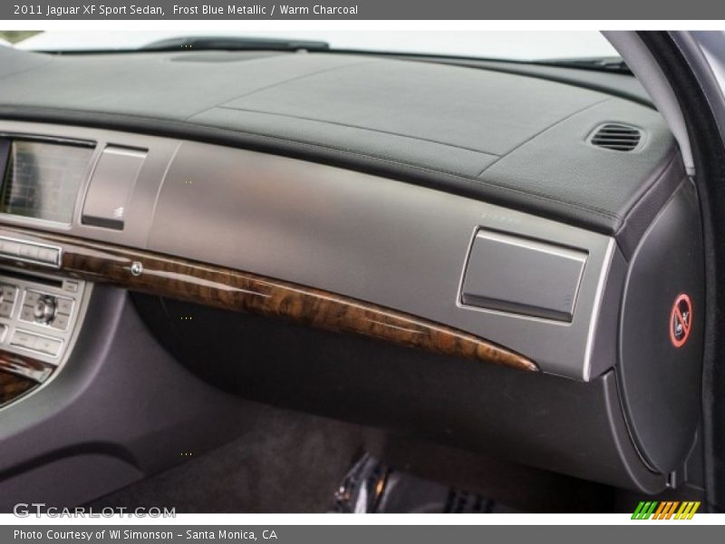 Frost Blue Metallic / Warm Charcoal 2011 Jaguar XF Sport Sedan