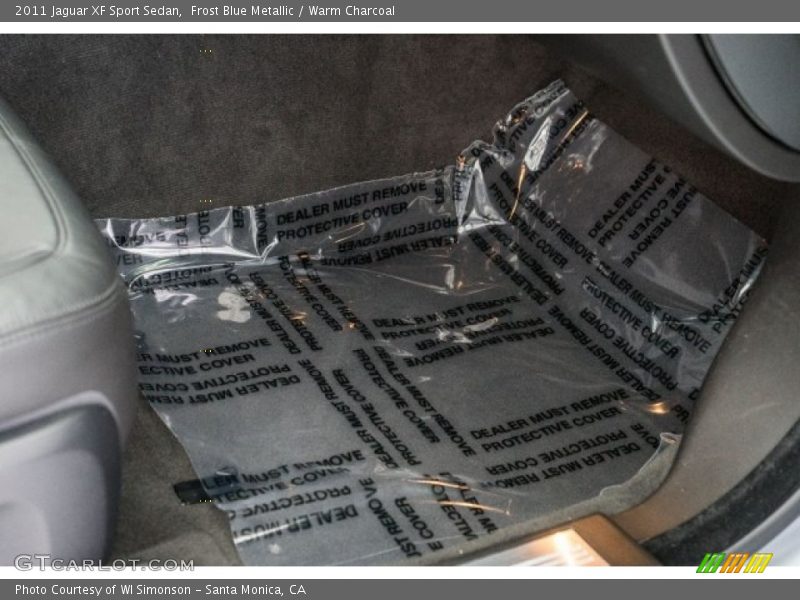 Frost Blue Metallic / Warm Charcoal 2011 Jaguar XF Sport Sedan