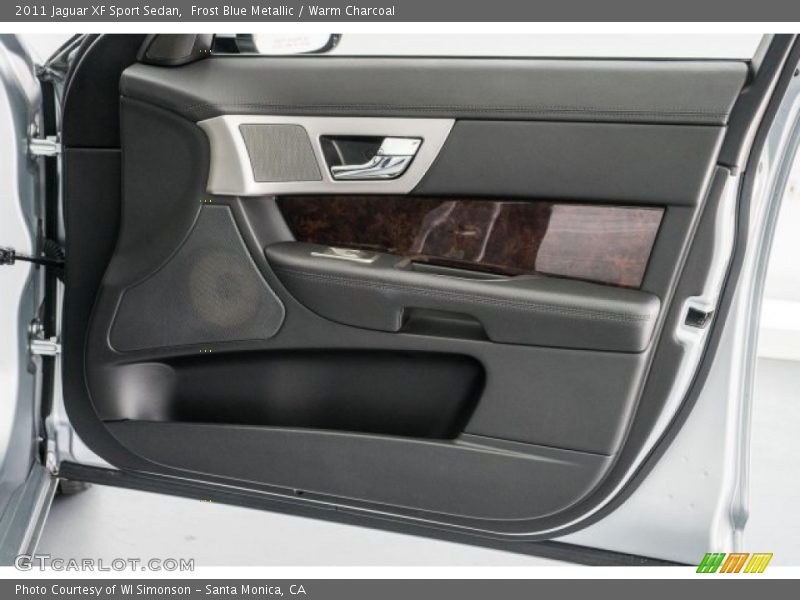 Frost Blue Metallic / Warm Charcoal 2011 Jaguar XF Sport Sedan