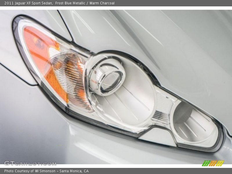 Frost Blue Metallic / Warm Charcoal 2011 Jaguar XF Sport Sedan