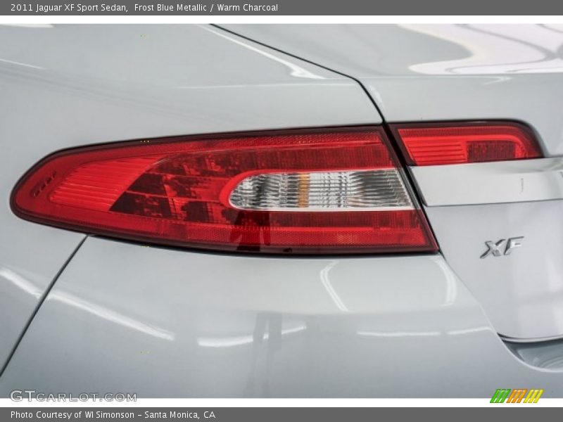 Frost Blue Metallic / Warm Charcoal 2011 Jaguar XF Sport Sedan