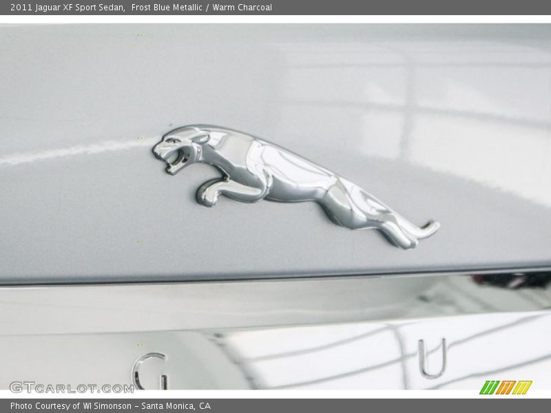 Frost Blue Metallic / Warm Charcoal 2011 Jaguar XF Sport Sedan