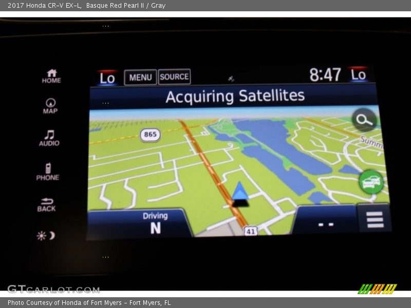 Basque Red Pearl II / Gray 2017 Honda CR-V EX-L