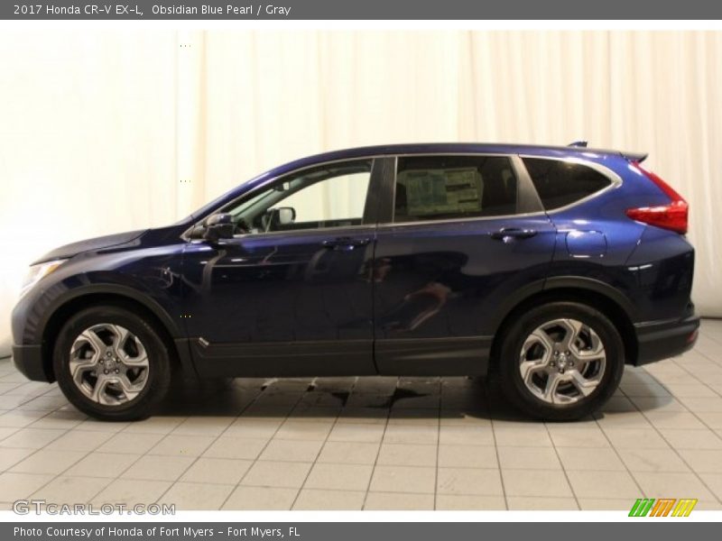  2017 CR-V EX-L Obsidian Blue Pearl