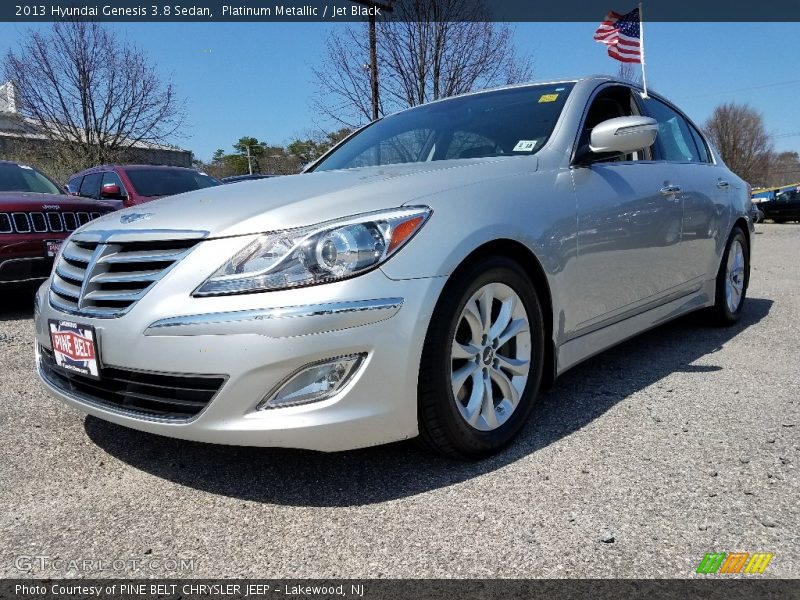 Platinum Metallic / Jet Black 2013 Hyundai Genesis 3.8 Sedan