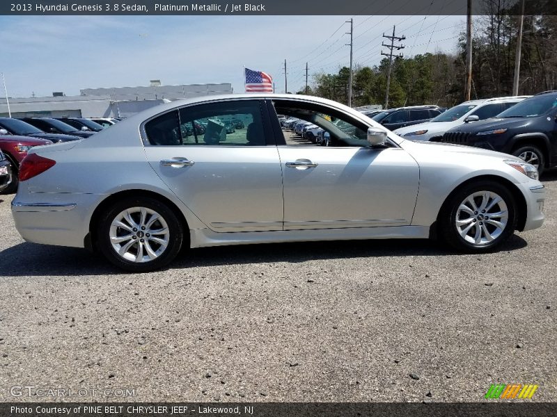 Platinum Metallic / Jet Black 2013 Hyundai Genesis 3.8 Sedan