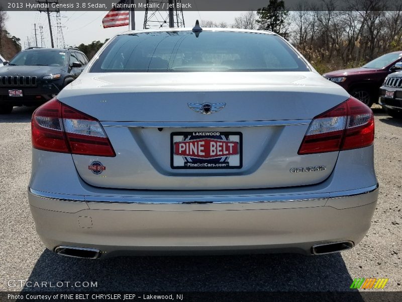 Platinum Metallic / Jet Black 2013 Hyundai Genesis 3.8 Sedan