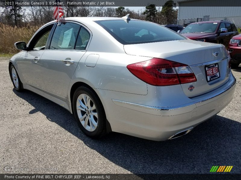 Platinum Metallic / Jet Black 2013 Hyundai Genesis 3.8 Sedan