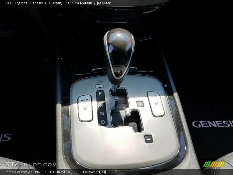 Platinum Metallic / Jet Black 2013 Hyundai Genesis 3.8 Sedan