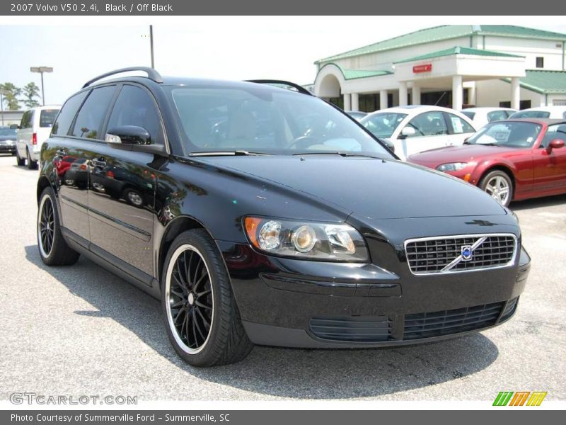 Black / Off Black 2007 Volvo V50 2.4i