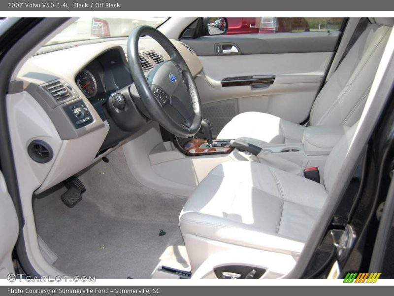 Black / Off Black 2007 Volvo V50 2.4i
