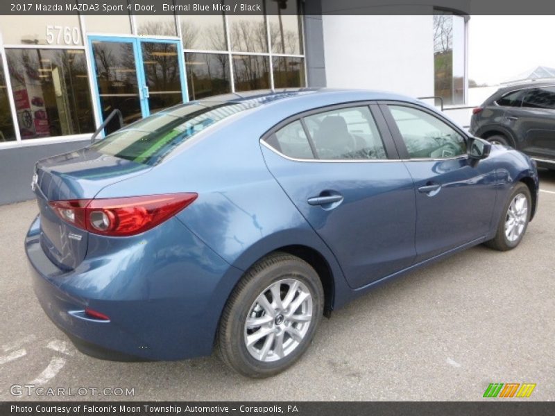 Eternal Blue Mica / Black 2017 Mazda MAZDA3 Sport 4 Door