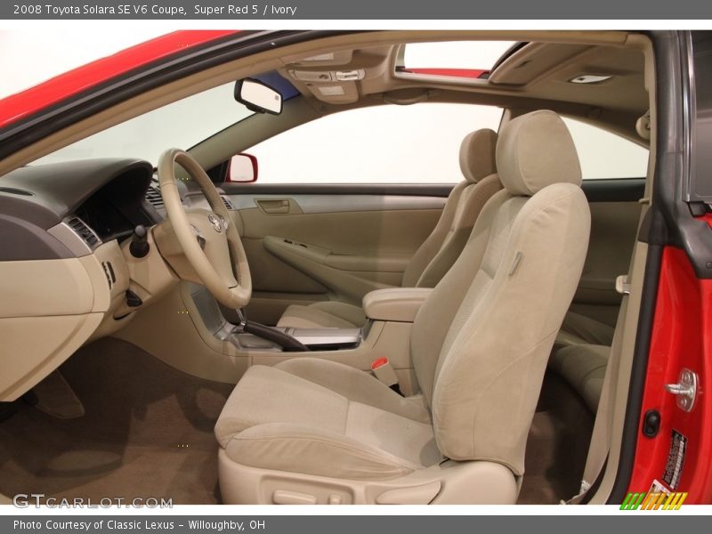  2008 Solara SE V6 Coupe Ivory Interior
