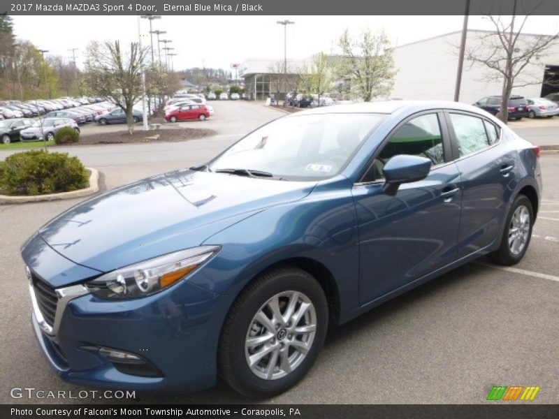 Eternal Blue Mica / Black 2017 Mazda MAZDA3 Sport 4 Door