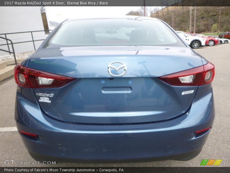 Eternal Blue Mica / Black 2017 Mazda MAZDA3 Sport 4 Door