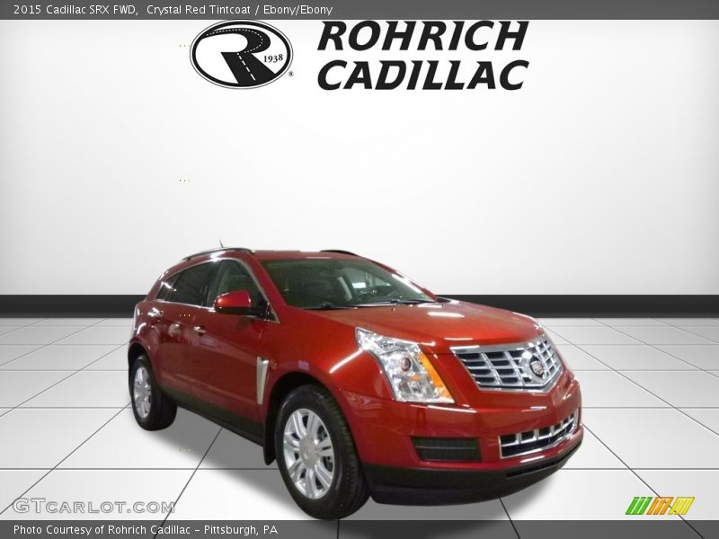 Crystal Red Tintcoat / Ebony/Ebony 2015 Cadillac SRX FWD