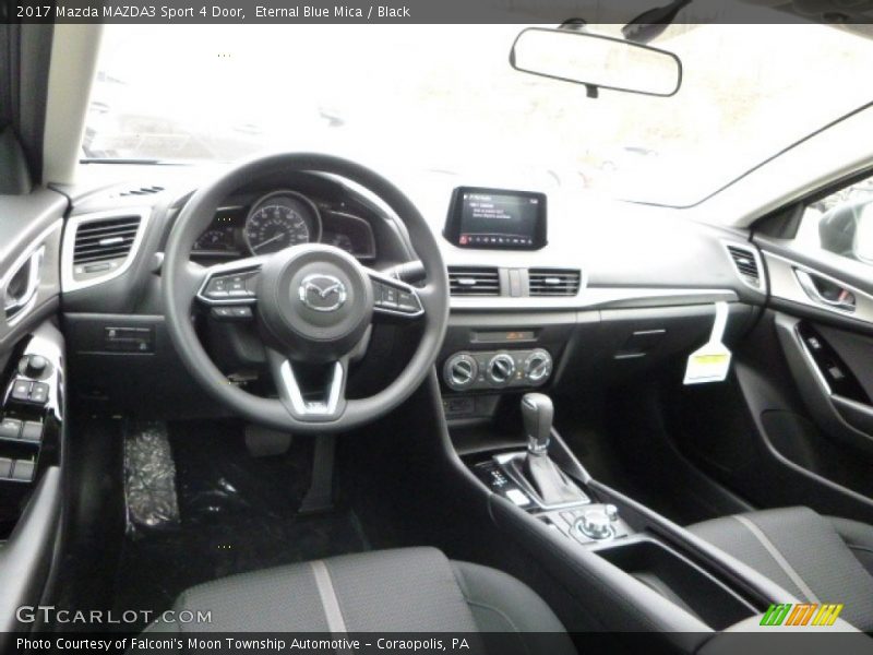 Eternal Blue Mica / Black 2017 Mazda MAZDA3 Sport 4 Door