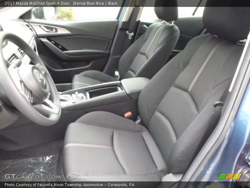Eternal Blue Mica / Black 2017 Mazda MAZDA3 Sport 4 Door