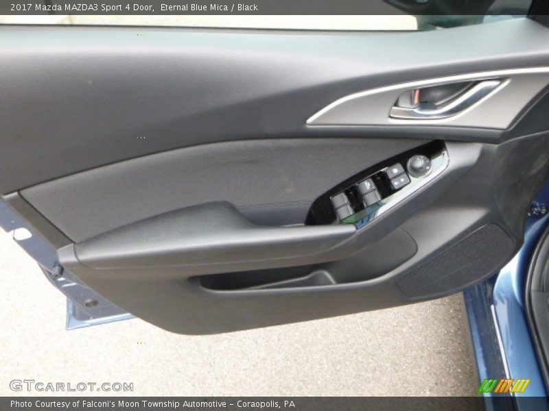 Eternal Blue Mica / Black 2017 Mazda MAZDA3 Sport 4 Door