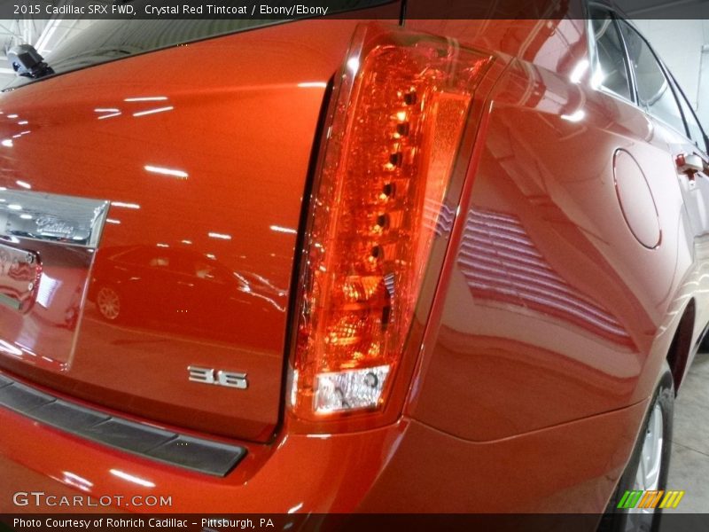 Crystal Red Tintcoat / Ebony/Ebony 2015 Cadillac SRX FWD