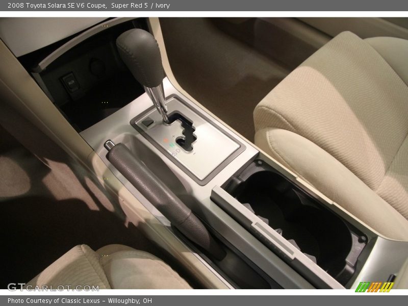 Super Red 5 / Ivory 2008 Toyota Solara SE V6 Coupe